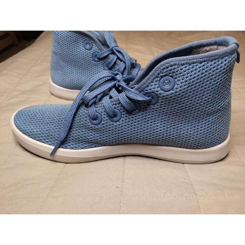 Allbirds Tree Dasher High Top Wool Knit Sneakers Blue Gray Women's 8 EU 38 - Picture 8 of 8